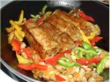 Ancho Pork Chops and Peppers