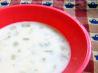 Green Chili Pepper Creamy Mushroom Soup. Recipe by AmyMCGS