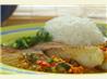 Broiled Tilapia With Thai Coconut- Curry Sauce