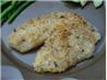 Baked Herb-Parmesan Tilapia. Recipe by Caroline Cooks