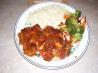 Sweet and Sour Baked Chicken. Recipe by Kittencalskitchen