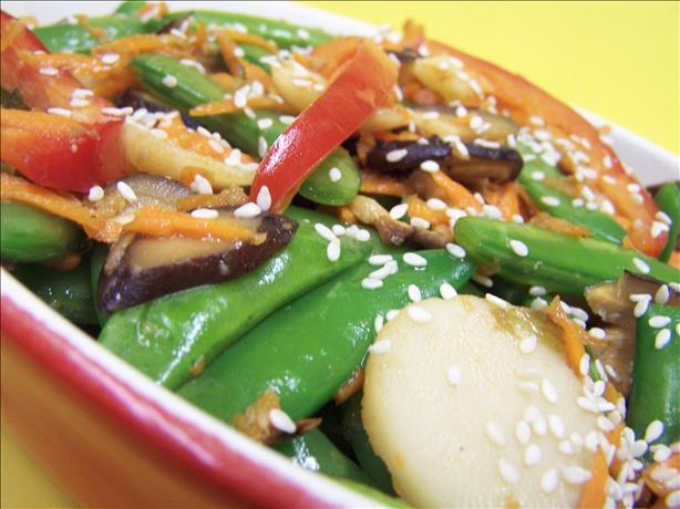 Chinese Sugar Snap Pea Salad. Photo by PaulaG