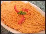 Red Pepper Hummus. Photo by eatrealfood