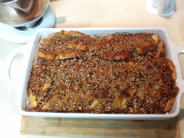 Paula Deen's Praline French Toast Casserole. Photo by debbiedarling