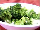 Broccoli With Lemon Garlic Almond Butter
