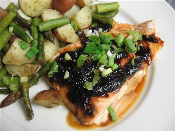 Miso- Glazed Salmon. Photo by Vino Girl