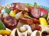 Savory Sausage and Peppers. Recipe by Recipe Junkie