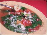Tortellini W/Spinach Soup