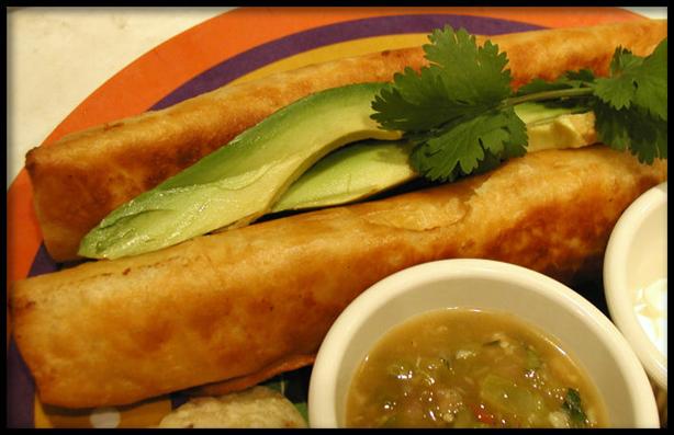 Chicken and Cheese Flautas. Photo by Sandi (From CA)