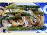 Steamed Asparagus and Mushrooms With Danish Havarti Cheese