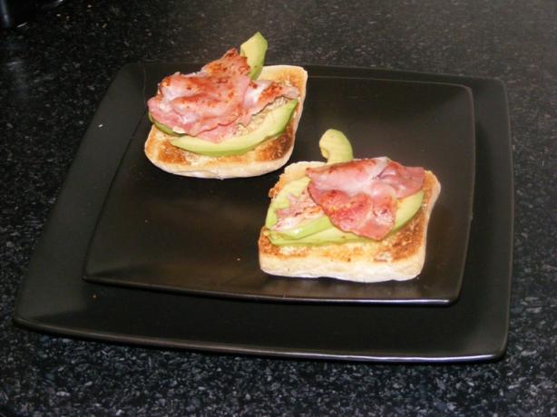 Avocado and Lime With Bacon on Toast. Photo by Mand1642