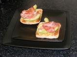 Avocado and Lime With Bacon on Toast