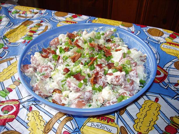 Scallion and Bacon Potato Salad. Photo by Midwest Maven