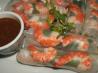 Fresh Spring Rolls With Shrimp for Two
