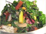 Swiss Chard With Raisins and Pine Nuts