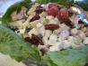 Waldorf Salad With Tart Cherries, Grapes, and Candied Pecans