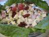 Waldorf Salad With Tart Cherries, Grapes, and Candied Pecans. Recipe by BecR
