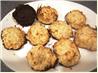 Jumbo Black Bottom Coconut Macaroons. Recipe by KelBel