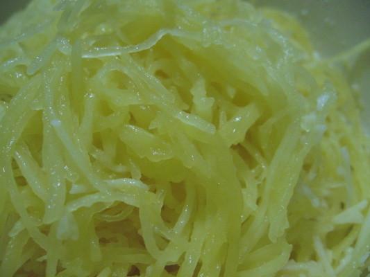 Spaghetti Squash With Parmesan Cheese. Photo by LiaCN