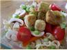 Chicken and Pasta Salad With Raw Vegetables. Recipe by Jane from Ohio
