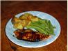 Seared Salmon With Balsamic Glaze