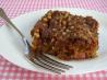 Rhubarb Sour Cream Coffee Cake. Recipe by Gumboot Gourmet