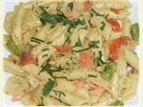 Penne With Asparagus and Smoked Salmon Cream