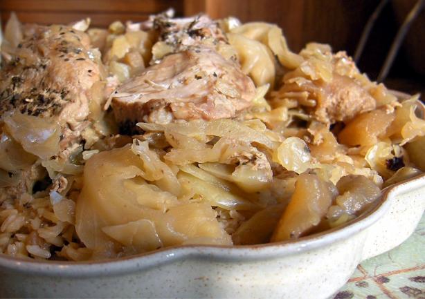 Spicy Pork and Cabbage (crock Pot). Photo by Derf