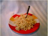 Bow Tie Noodles and Sauerkraut or Hluski Noodles :). Photo by faith58