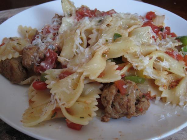 Sausage and Bow Ties. Photo by Dr. Jenny