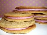Raspberry Cream Sandwich Cookies