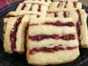 Cranberry Cherry Icebox Ribbon Cookies