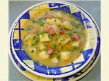 Caramelised Onion, Potato and Ham Soup