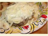 Steaks With Sherried Crab Cream