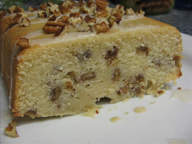 Cream Cheese Bourbon Pecan Pound Cake. Photo by Vino Girl