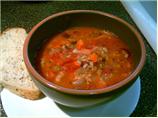 Rice and Lentil Soup or Stew