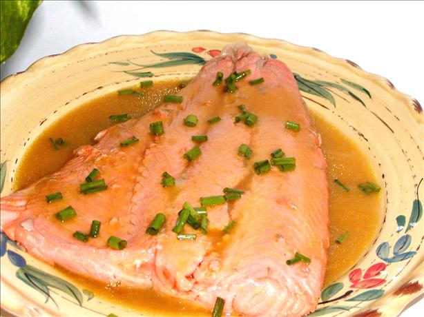 Salmon With Mango Sauce. Photo by Rita~