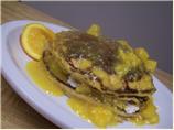 Orange Pancakes With Orange Sauce