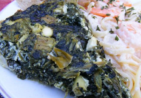 Low Carb Crustless Greek Spinach Pie. Photo by Lavender Lynn