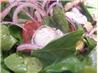 Spinach and Mushroom Salad With Citrus Vinaigrette. Recipe by Marie