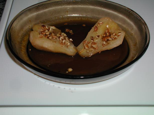 Baked Pears With Maple Nut Sauce. Photo by JCC