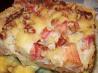 Rhubarb Bread Pudding