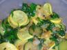 Janet's Sauteed Yellow Squash and Spinach