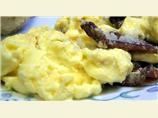 Creamy Scrambled Eggs With Diced Bacon