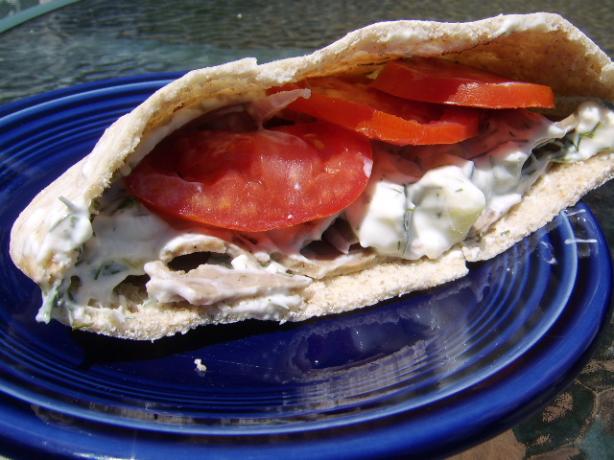 Pita Stuffed Souvlaki. Photo by LifeIsGood