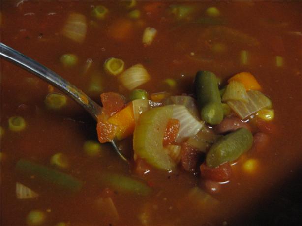 Chili Minestrone Soup (Crock Pot). Photo by Vino Girl