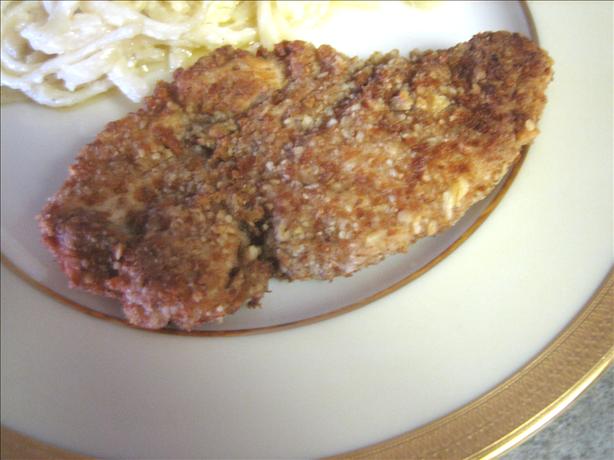Pecan Crusted Chicken With Blackberry Wine Sauce. Photo by Junebug