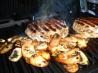 Mushroom Stuffed Grilled Pork Burgers