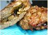 Mushroom Stuffed Grilled Pork Burgers