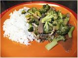 Stir Fried Broccoli With Beef. Photo by Pepper Monkey